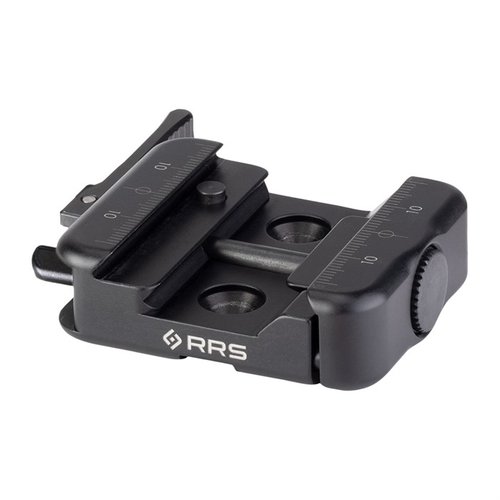 Il SC-ARC BIPOD CLAMP offre un rilascio rapido R-Lock compatibile con Picatinny e ARCA, con posizioni di fermo sicuro e design ergonomico.