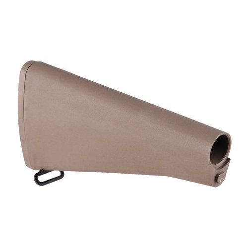 Il calciolo A2 di Brownells offre una costruzione riempita in schiuma, assemblaggio della porta, assemblaggio del calciolo e assemblaggio dell'anello, ideale per il tuo AR-15.