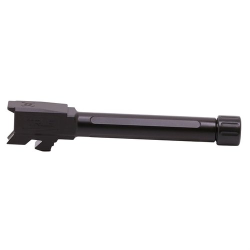 Il THREADED BARREL per GLOCK® 48 offre un design facile da installare, maggiore precisione, e un rivestimento di alta qualità in acciaio inox 416R, perfetto per ogni tipo di munizione.