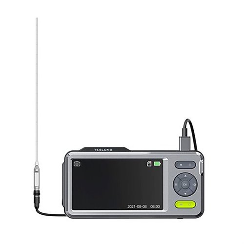 Il RIGID 26" Rifle Borescope con schermo IPS da 5" offre risoluzione 1920x1080, batteria da 3500mAh e probe impermeabile per un'ispezione precisa.