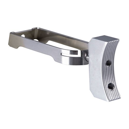 Il sistema di grilletto X-Line per 1911 offre regolazioni individuali della lunghezza, viti di regolazione per il pre-travel e overtravel, e un design in alluminio.