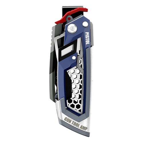 Il GUN TOOL AMP-Pistol di Real Avid è un multi-tool EDC compatto, progettato per armi moderne, con strumenti essenziali e design innovativo per un facile trasporto.