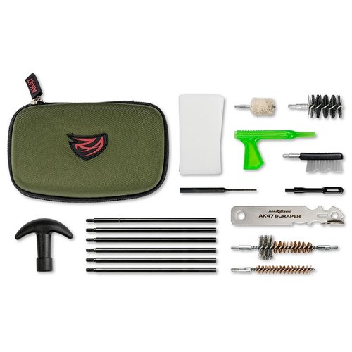 Il GUN BOSS AK-47 CLEANING KIT è compatto e portatile, include strumenti specializzati per una pulizia rapida e facile del tuo AK47, perfetto per il campo.