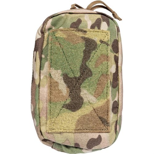 La E&E Vertical Pouch di GREY GHOST GEAR è ideale per l'Escape & Evasion, con tasche interne, finestra trasparente e attacco modulare con MALICE CLIPS®.