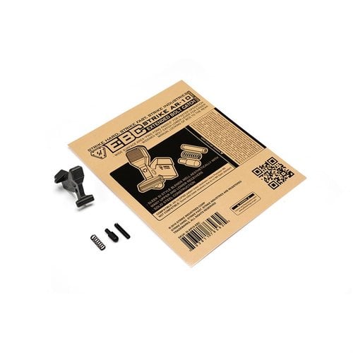 Il Bolt Catch Migliorato AR-10 di Strike Industries offre una superficie ampia per un'operazione più veloce, una presa migliorata e una solida costruzione in acciaio.