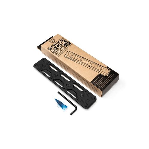 L'adattatore Strike M-LOK ARCA consente un facile montaggio su supporti ARCA Swiss, è leggero, a basso profilo e realizzato in alluminio 6061-T6.