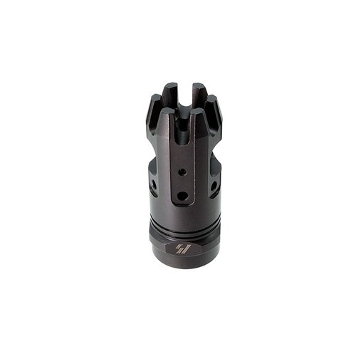 Il Mini King Comp .223/5.56 di Strike Industries offre riduzione del rinculo, design compatto e prestazioni elevate, realizzato in acciaio inossidabile 416 nitrurato.