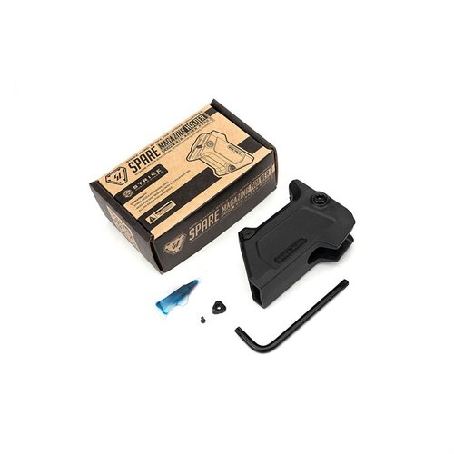 Il Supporto per Caricatore di Ricambio Strike Industries per SIG SAUER P320 offre accesso rapido, installazione facile e costruzione in polimero leggero e durevole.
