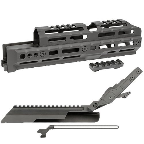L'AK Alpha Series M-LOK Handguard offre flessibilità totale, design leggero in alluminio, installazione senza modifiche permanenti e compatibilità con accessori MI.