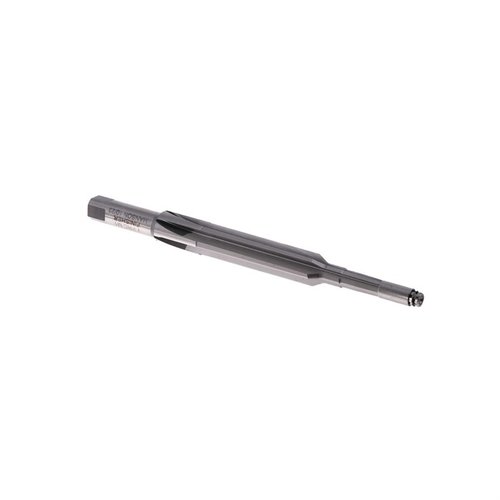 Il LIVE PILOT FINISH CHAMBER REAMER di MANSON PRECISION offre una camera precisa e liscia, riducendo al minimo il rischio di danneggiare le righe.