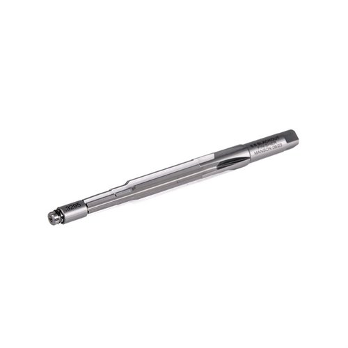 Il Live Pilot Finish Chamber Reamer di Manson Precision offre un taglio preciso e liscio, riducendo il rischio di danneggiare le righe per una massima accuratezza.