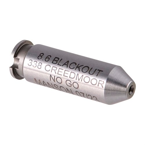 I gauge Manson Precision garantiscono misurazioni precise del headspace per cartucce senza bordo, realizzati in acciaio durevole e conformi alle specifiche SAAMI.