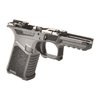 Il telaio SCT 19 offre ergonomia avanzata, compatibilità con parti Glock Gen 1-3, e un design robusto con picatinny rail per luci e accessori.