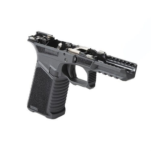 Il telaio SCT 17 è completamente assemblato, compatibile con Glock Gen 3, offre ergonomia avanzata, flared mag well e funzionalità superiori per prestazioni ottimali.