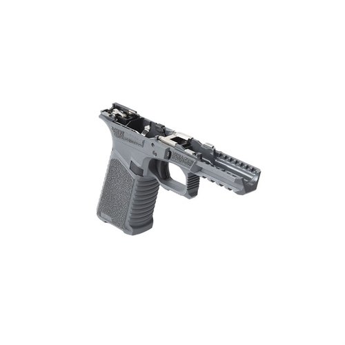 Il telaio SCT 17 è completamente assemblato, compatibile con Glock Gen 3, e offre ergonomia avanzata, serrature migliorate e un design per un controllo ottimale.