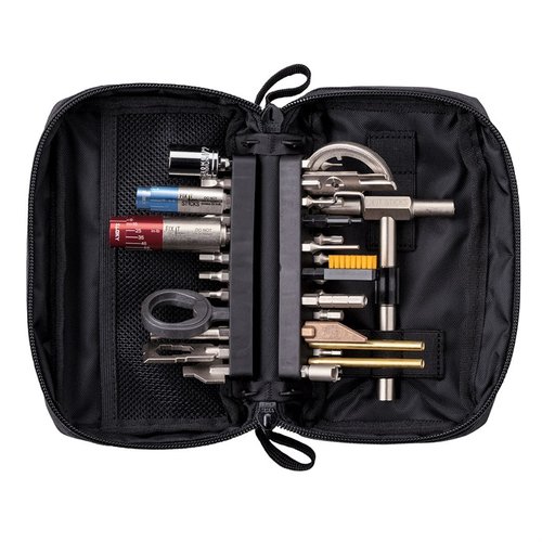 "THE WORKS" All-In-One Combo Tool Kit offre una soluzione completa con strumenti specializzati, torques precisi e una custodia portatile per la manutenzione delle armi.