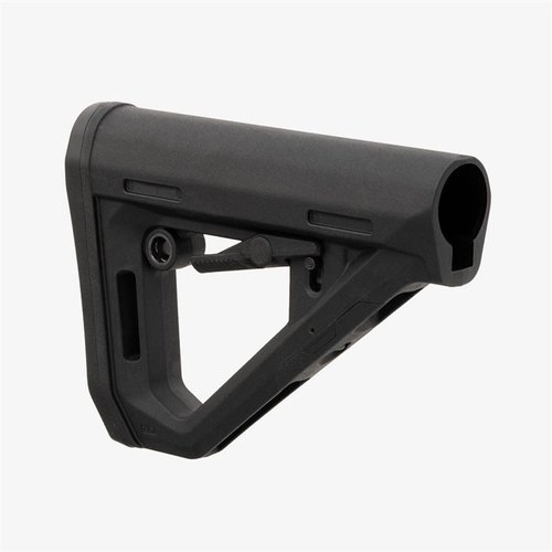 Il DT Carbine Stock di MAGPUL offre una regolazione facile, massima stabilità e durata, con un design ergonomico e compatibilità con accessori Magpul.