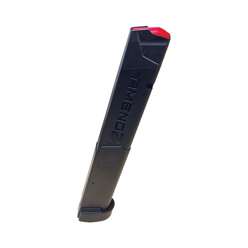 Il caricatore Amend2® A2-320 per Sig Sauer P320 è realizzato in polimero resistente, disponibile in versioni da 15, 17 o 32 colpi, con molla robusta e base unica.