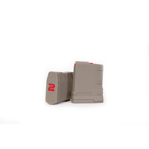 Il caricatore Amend2® 7.62X51 SR-25 da 10 colpi è realizzato in polimero resistente, con grip testurizzato e molla in acciaio inox, ideale per caccia e tiro al banco.