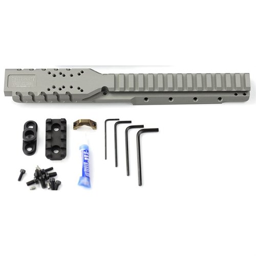 Il Hannibal Rail per Ruger® Mini-14® e Mini Thirty® consente un montaggio diretto di micro red dot, sostituisce il handguard originale e offre una maggiore versatilità.