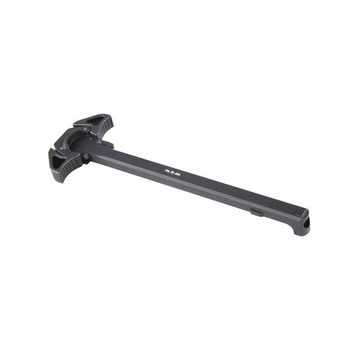 L'URG-I Airborne Charging Handle 5.56 offre un design a basso profilo, superfici checkered per un'operazione sicura e una protezione contro il gas per armi corte.