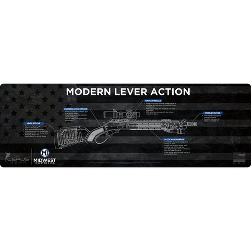 Il BENCH MAT di Midwest Industries è leggero e resistente, con una superficie di lavoro di 36