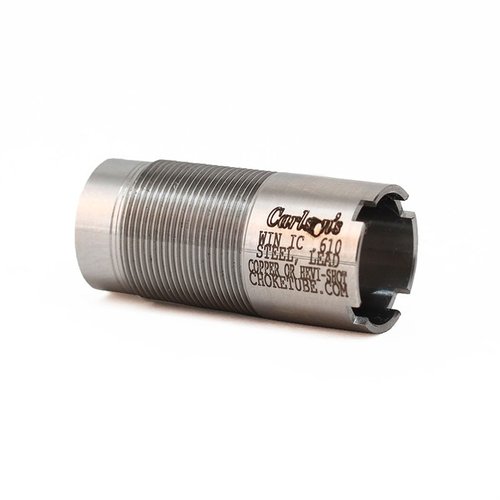 Realizzati in acciaio inossidabile 17-4, i tubi di strozzatura Carlson's per Winchester offrono durata e prestazioni eccellenti, garantiti a vita e Made in USA.