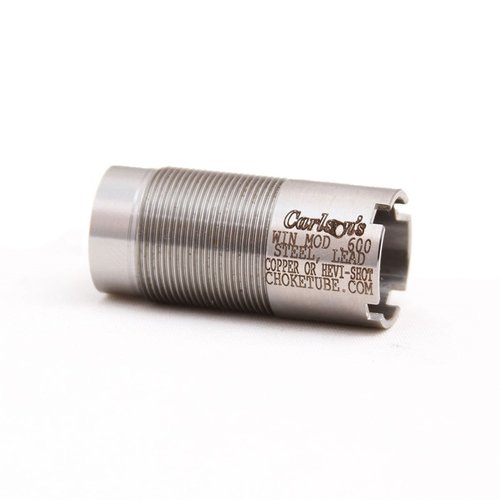 I tubi di strozzatura Carlson's in acciaio inox 17-4 sono compatibili con fucili Winchester e garantiti a vita, perfetti per ogni tipo di munizione.