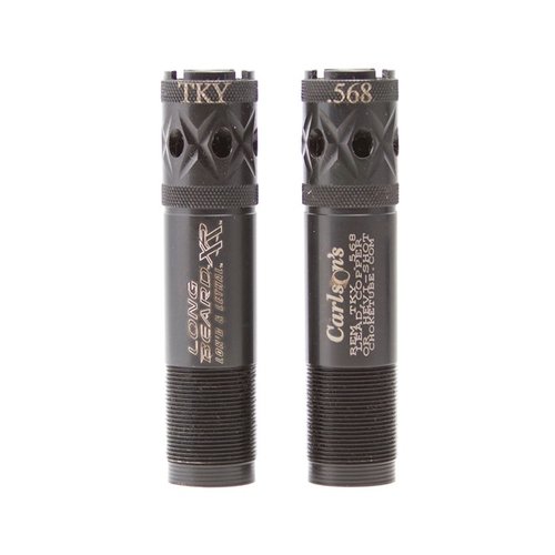 Il Carlson’s Long Beard Turkey Choke offre una penetrazione superiore del 10% e modelli di tiro estremamente stretti per colpi letali oltre i 50 yard.