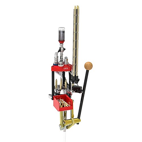 Il kit SIX PACK PRO offre una pressa progressiva con sei stazioni, sistema di priming automatico e cambio cartuccia veloce, ideale per ricaricare in modo semplice e veloce.