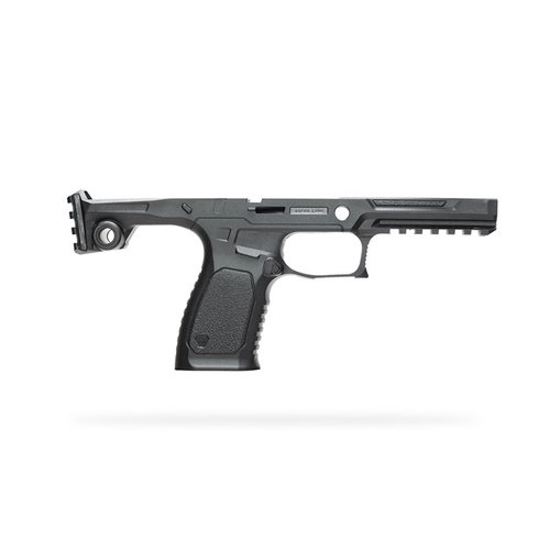 Il BRAVO CHASSIS per SIG SAUER P320 offre ergonomia migliorata, compatibilità con caricatori P320, e un magwell integrato per ricariche rapide.