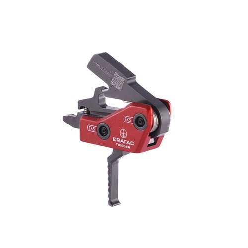 Il grilletto ERATAC per AR-15/10 è un vero drop-in, leggero, con peso regolabile, senza smontaggio, e garantisce rapidità nei colpi successivi.