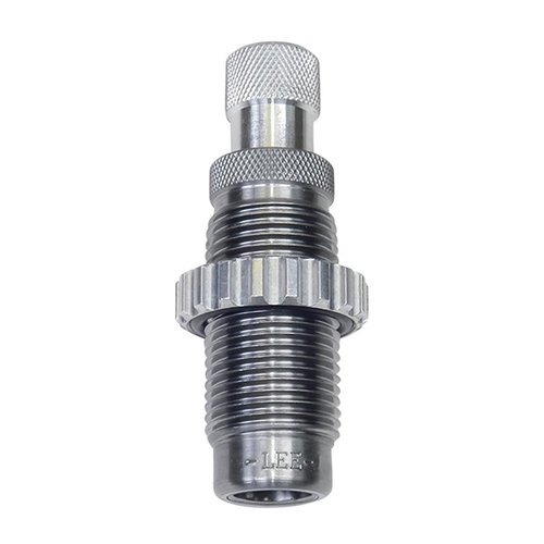 I PISTOL CARBIDE FACTORY CRIMP DIES di LEE PRECISION offrono una crimpatura precisa per cartucce .30 Super Carry, garantendo affidabilità e semplicità d'uso senza lubrificazione.
