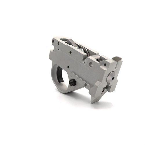 Il grilletto KIDD per 10/22 offre un'eccezionale precisione e affidabilità, con un design a due stadi per un rilascio pulito e leggero, ideale per ogni tiratore.