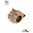 AR-15 Blocco gas regolabile solido in acciaio inox .936" TAN