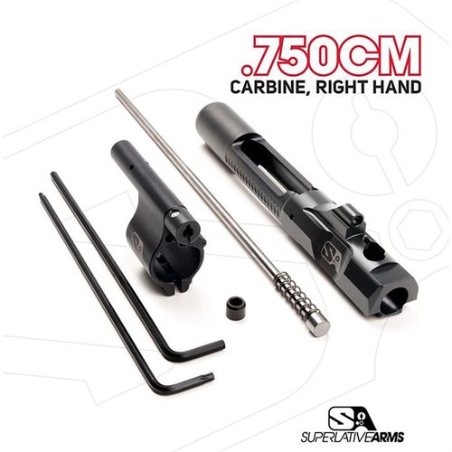 Il sistema a pistone regolabile Superlative Arms offre un funzionamento più pulito e fresco, riduce il rinculo e l'usura, e non presenta problemi di erosione.