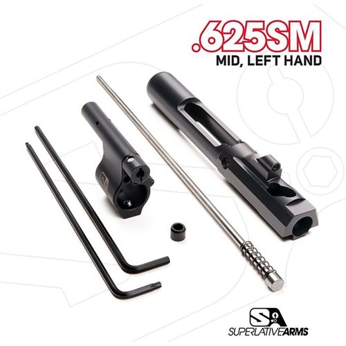 Il sistema a pistone regolabile Superlative Arms offre un funzionamento più pulito e fresco, riduce il rinculo e l'usura, migliorando la velocità di tiro.