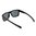 RIDER EYEWEAR montatura nera e lente polarizzata grigia con specchio rosso