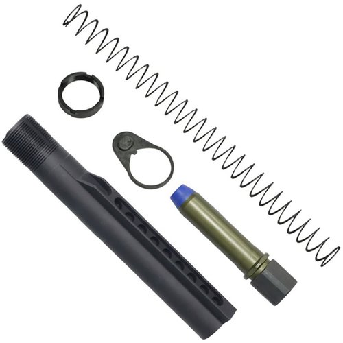 Il kit K-SPEC AR-15 A5-LENGTH offre un sistema di assorbimento del rinculo innovativo, con tubo buffer A5 e molla flatwire per prestazioni superiori e durata.