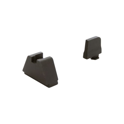 I mirini AMERIGLO® 5XL offrono una visione co-witness precisa per ottiche a punto rosso su Glock Gen4/5 MOS, ottimizzati per Burris FastFire e Vortex Venom.