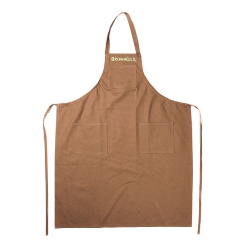 Il Short Canvas Apron di Brownells offre copertura, movimento libero, tessuto in cotone resistente, cuciture rinforzate e 4 tasche pratiche per ogni esigenza.