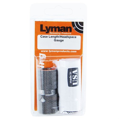 I gauge Lyman Pro Headspace, realizzati in acciaio inox, offrono precisione, durata e grip antiscivolo, ideali per controllare headspace e lunghezza dei bossoli.