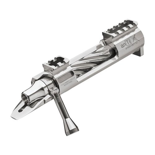 L'azione anTi X è ultra-leggera, con montaggi integrati e una costruzione in acciaio inossidabile 416R, garantendo affidabilità, durata e un'operazione fluida.