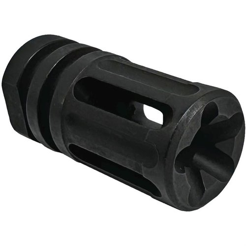 Il PentaComp è un dispositivo di volata ibrido, combinando un flash hider e un compensatore, progettato per prestazioni elevate e stile, con filettatura 1/2x28.
