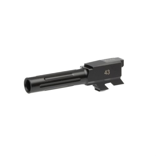 Il nostro Fluted Match-Grade Barrel per Glock® è realizzato in acciaio inossidabile 416R, con finitura Black Nitride per resistenza alla corrosione e usura.
