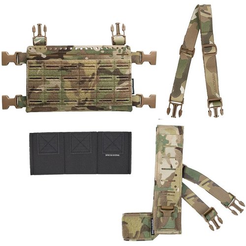 Il Micro Fight Chassis MkV Starter Kit offre modularità, compatibilità con accessori Spiritus e un design MOLLE per personalizzazione e praticità in ogni situazione.