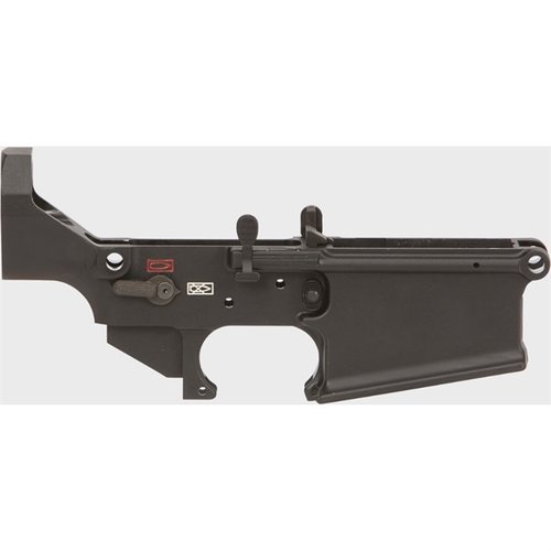 Il MARS-H Stripped Lower Receiver offre controlli ambidestri ergonomici e compatibilità garantita solo con upper LMT, ideale per calibri .260 Rem, 6.5 CM e 7.62 NATO.