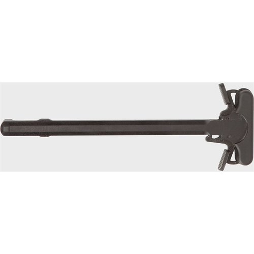 Il Charging Handle Ambidextrous 5.56MM di LMT DEFENSE offre un latch tattico migliorato e riduce la tensione sui pin, migliorando ergonomia e maneggevolezza.