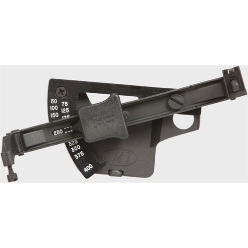 Il M203 Quadrant Sight di LMT DEFENSE offre versatilità con opzioni di montaggio su rail, maniglia di trasporto o A2/A1, migliorando la precisione del tiro.