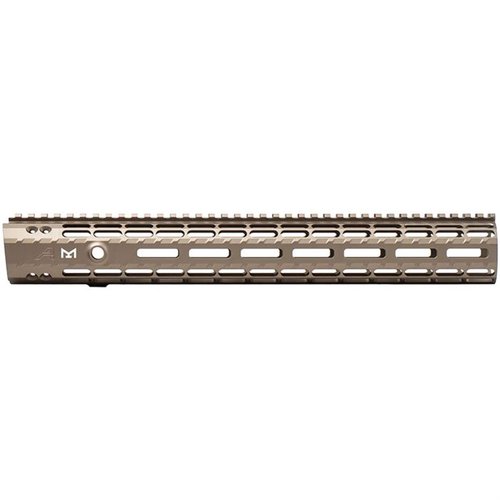 Le manopole M-LOK Enhanced di Aero Precision offrono un design leggero a flottazione libera, compatibile con gas block a profilo ridotto e dotate di attacchi per sling.